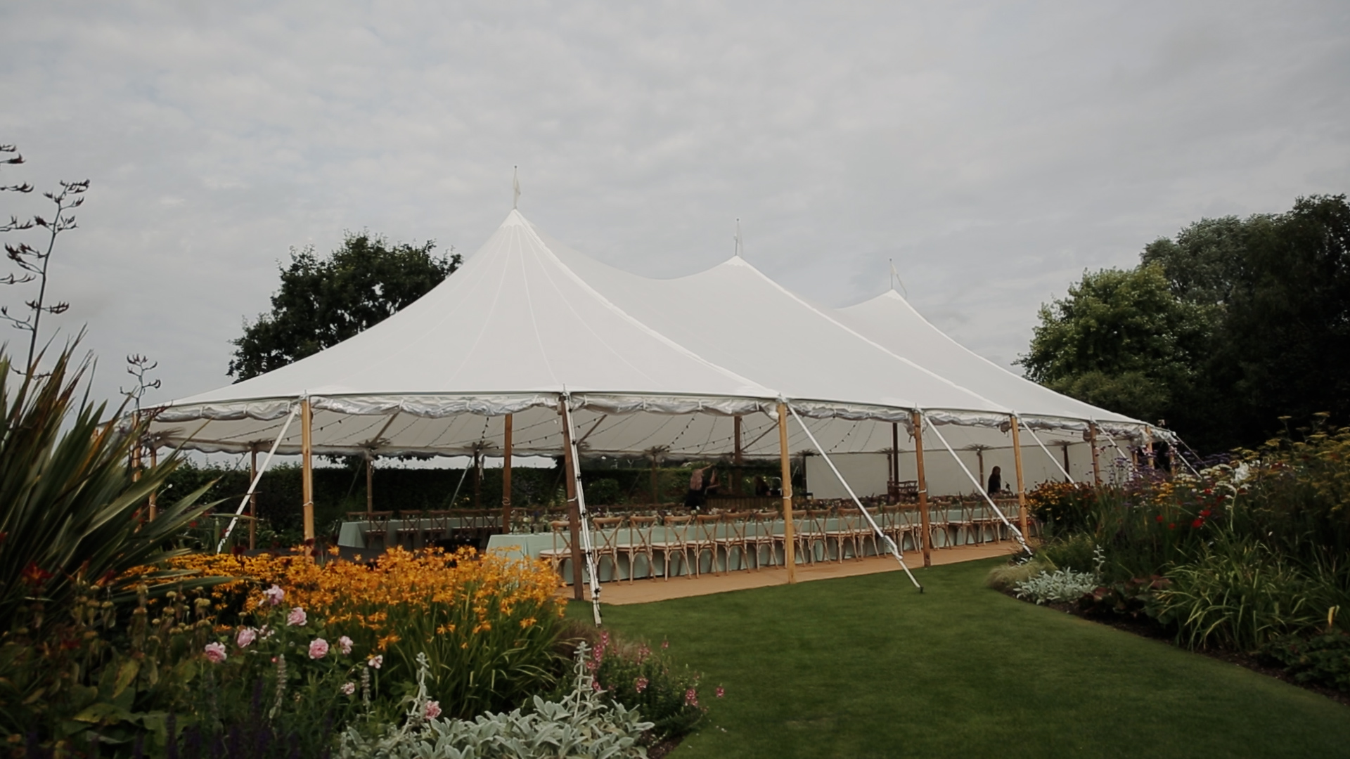 Wedding private marquee